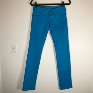 Lilly Pulitzer bright blue Worth straight jean 00